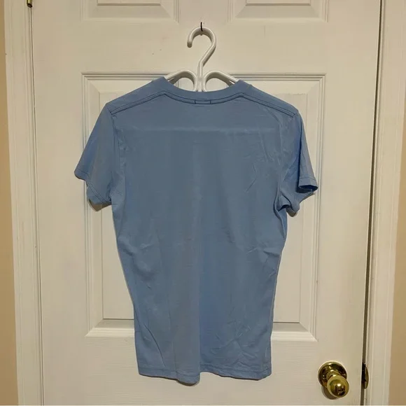 Baby Blue Abercrombie & Fitch Vneck Tshirt - Picture 3 of 3